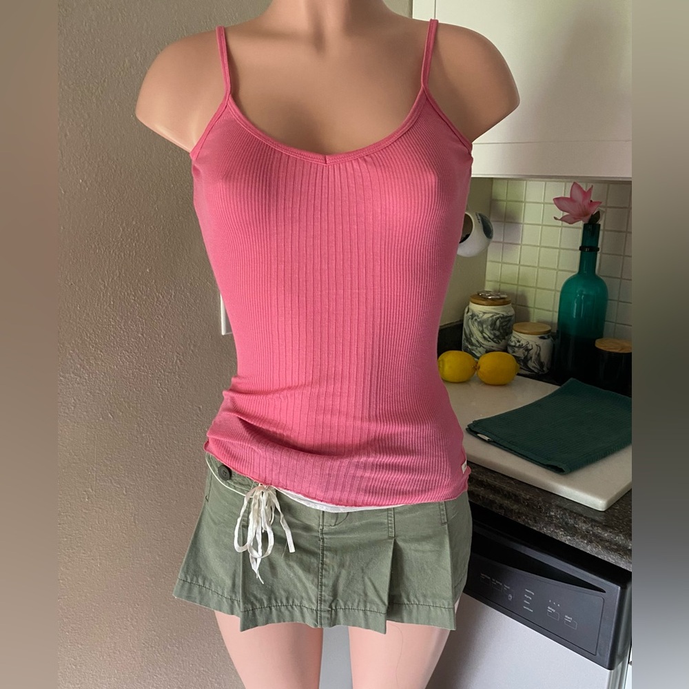 Y2k Abercrombie pink tank top